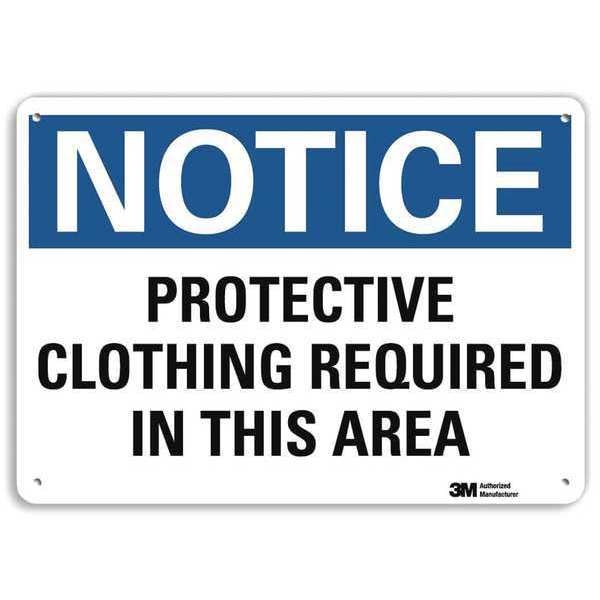Notice Sign, RecycldReflecAlum, 10inWx7inH, U5-1471-RA_10X7