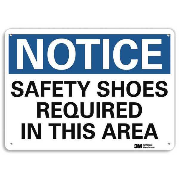 Notice Sign, RecycldReflecAlum, 10inWx7inH, U5-1508-RA_10X7