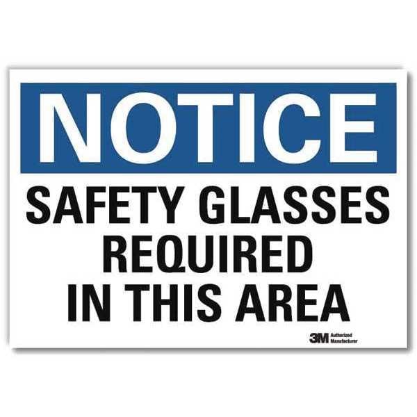 NoticeSign, ReflecSelfAdhVinyl, 10inWx7inH, U5-1503-RD_10X7