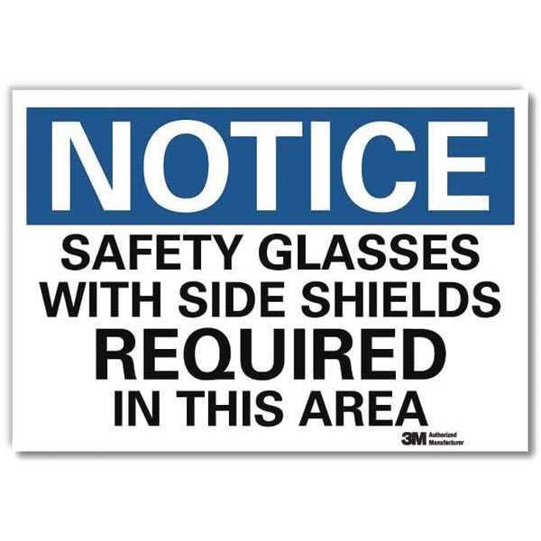 NoticeSign, ReflecSelfAdhVinyl, 10inWx7inH, U5-1505-RD_10X7