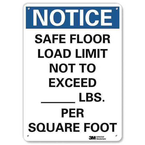 Notice Sign, RecycldReflecAlum, 7inWx10inH, U5-1490-RA_7X10