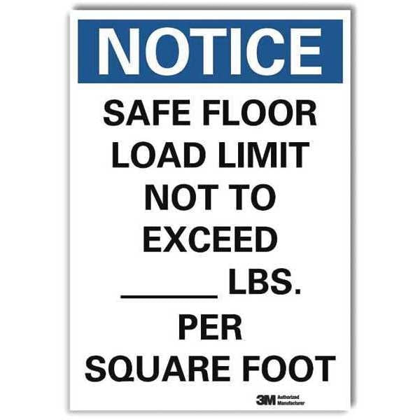 NoticeSign, ReflecSelfAdhVinyl, 7inWx10inH, U5-1490-RD_7X10
