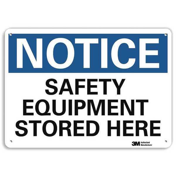 Notice Sign, RecycldReflecAlum, 10inWx7inH, U5-1491-RA_10X7