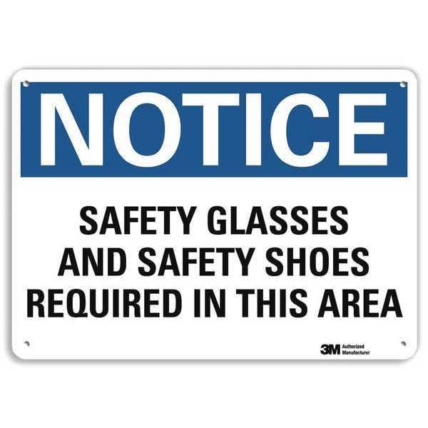 Notice Sign, RecycldReflecAlum, 10inWx7inH, U5-1495-RA_10X7