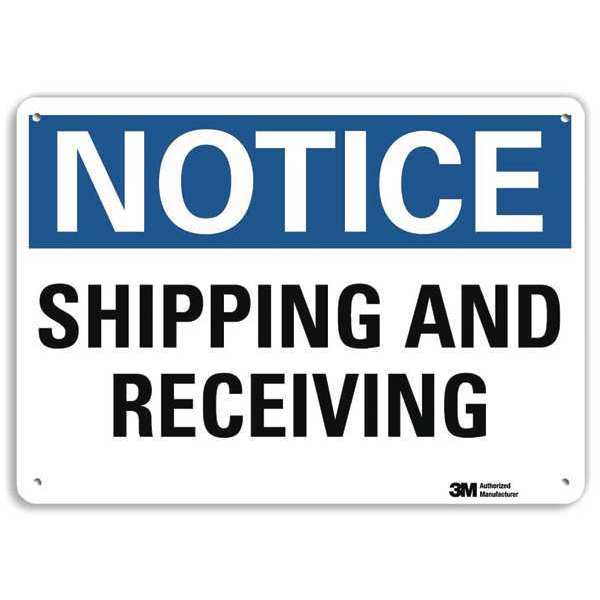 Notice Sign, RecycldReflecAlum, 10inWx7inH, U5-1514-RA_10X7