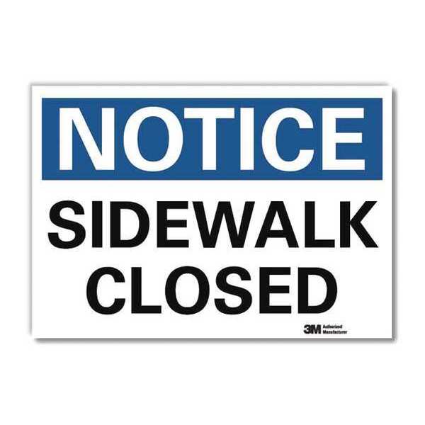 Reflective Pedestrian Traffic Label, 7 in H, 10 in W, Aluminum, Vertical Rectangle, U5-1515-RD_10X7