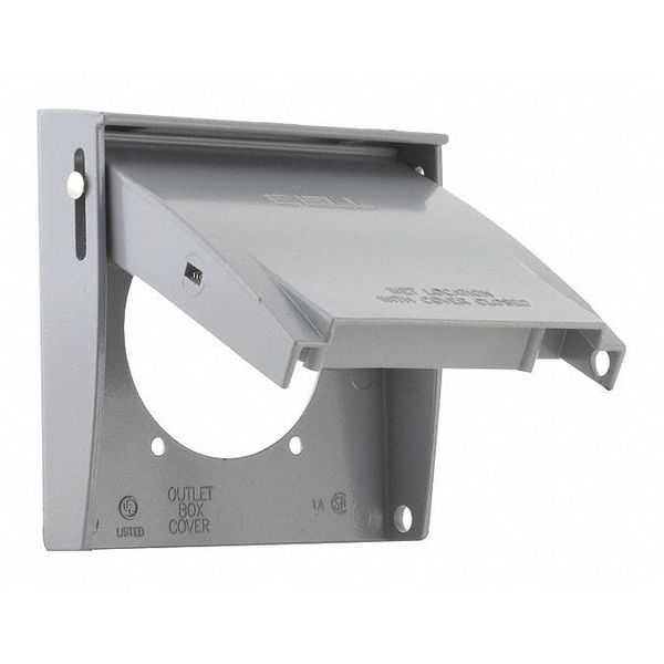 2 -Gang Vertical Weatherproof Cover, 4.563
