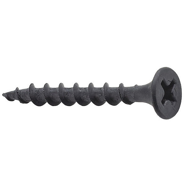 Drywall Screw, #10 x 5 in, Steel, Flat Head Phillips Drive, 100 PK
