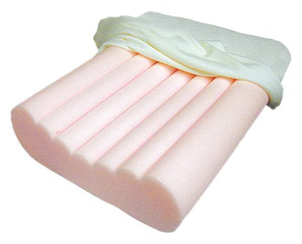 Radial Pillow, 19inLx11-1/2inW, Pink