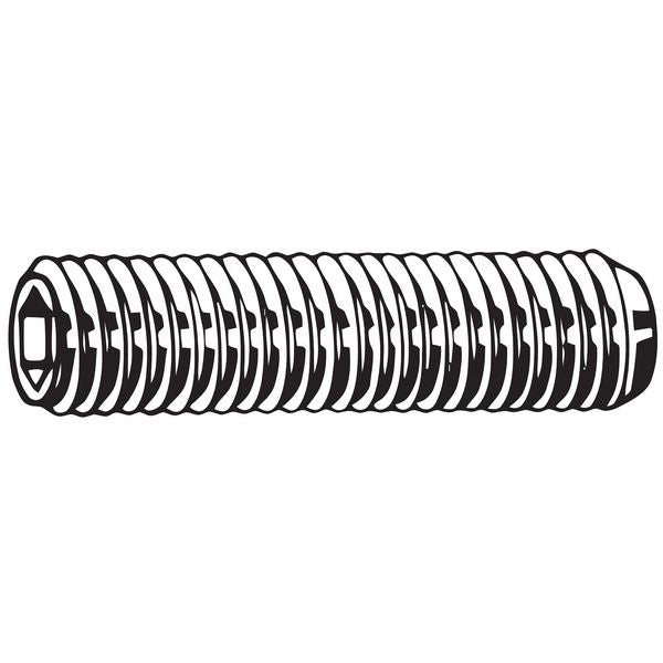 Socket Set Screw, Gr M5, Cup, 8mm L, PK100