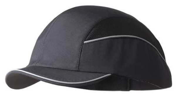 Bump Cap, Short Peak Baseball, Black