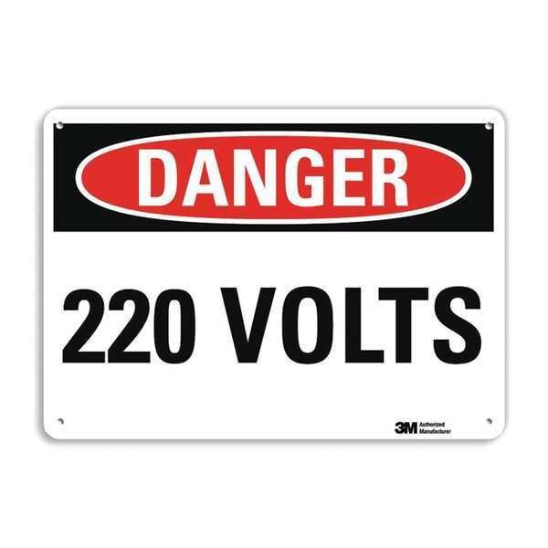 Danger Sign, 4 Hole Mount, 10in W x 7in H, U3-1072-RA_10X7