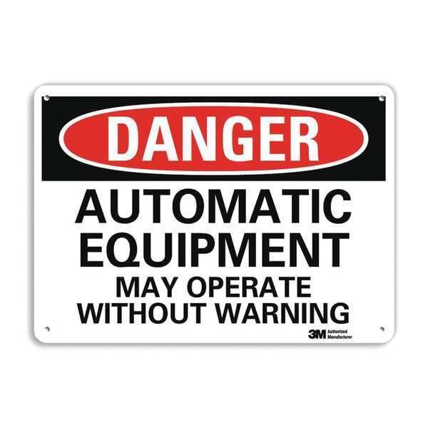 Danger Sign, 4 Hole Mount, 10in W x 7in H, U3-1120-RA_10X7