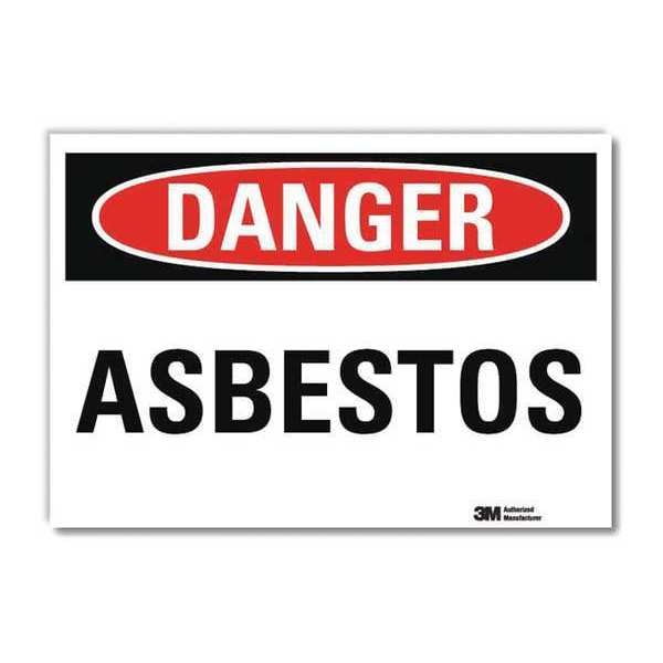 Danger Sign, 10 in H, 14 in W, Horizontal Rectangle, English, U3-1107-RD_14X10