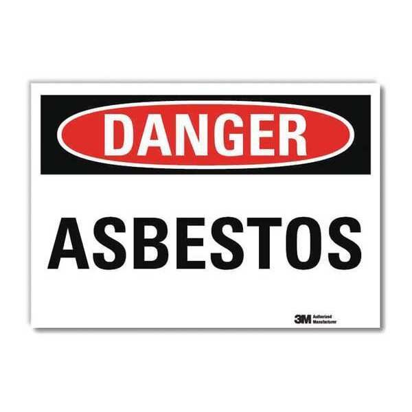 Danger Sign, 7 in H, 10 in W, Vertical Rectangle, English, U3-1107-RD_10X7