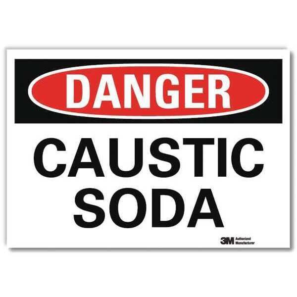 Danger Sign, 7 in H, 10 in W, Vertical Rectangle, English, U3-1158-RD_10X7