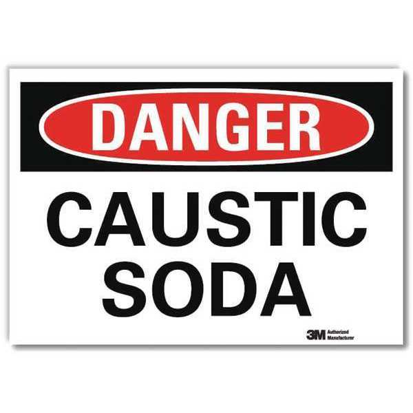 Danger Sign, 10 in H, 14 in W, Horizontal Rectangle, English, U3-1158-RD_14X10
