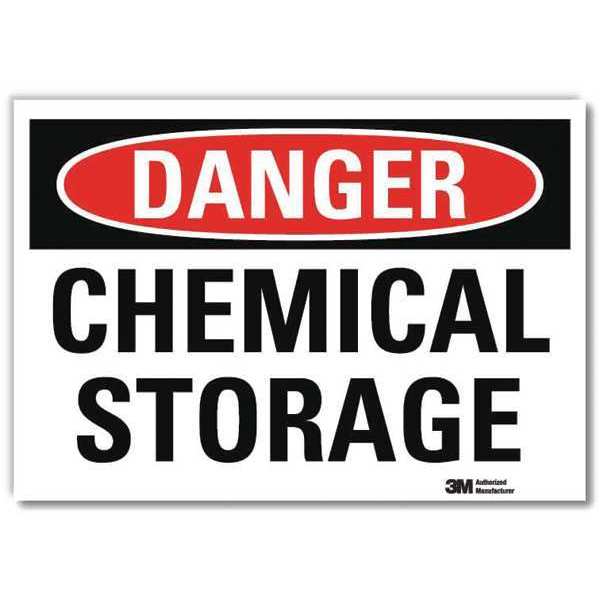 Danger Sign, 7 in H, 10 in W, Vertical Rectangle, English, U3-1163-RD_10X7