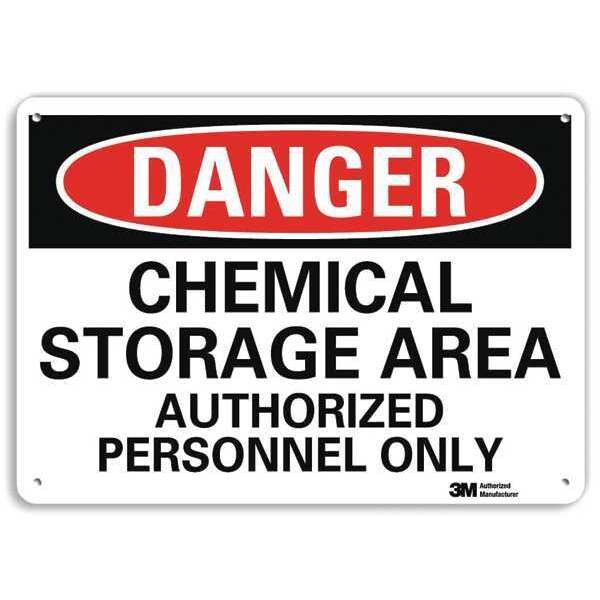 Danger Sign, 4 Hole Mount, 10in W x 7in H, U3-1166-RA_10X7
