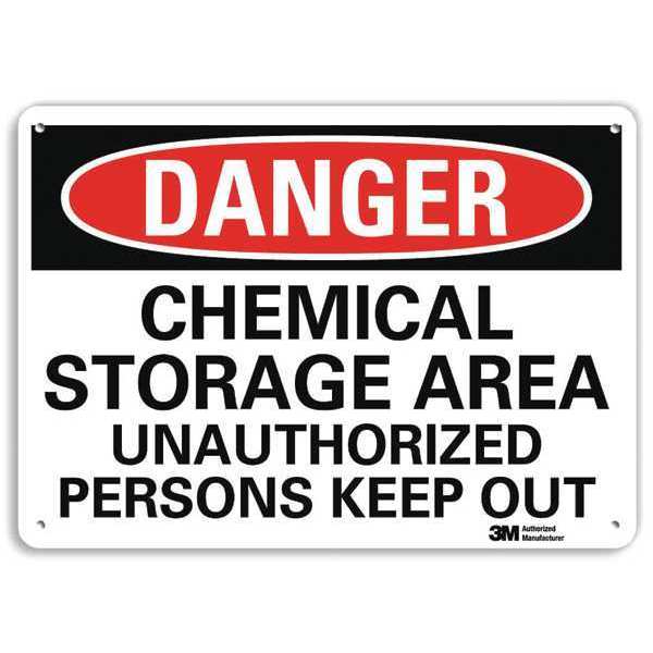 Danger Sign, 4 Hole Mount, 10in W x 7in H, U3-1167-RA_10X7