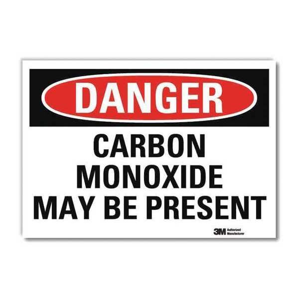 Danger Sign, 7 in H, 10 in W, Vertical Rectangle, English, U3-1150-RD_10X7