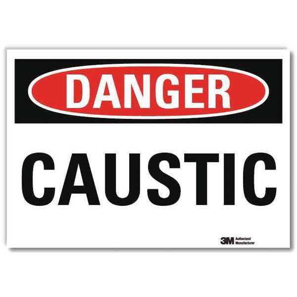Danger Sign, 10 in H, 14 in W, Horizontal Rectangle, English, U3-1151-RD_14X10
