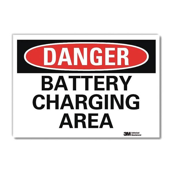 Danger Sign, Self-Adhesv Mount, 7inWx5inH, U3-1124-RD_7X5