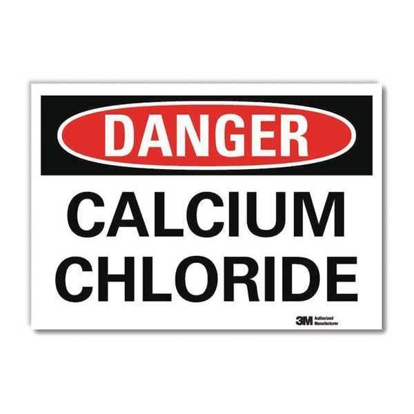 Danger Sign, 5 in H, 7 in W, Horizontal Rectangle, English, U3-1144-RD_7X5