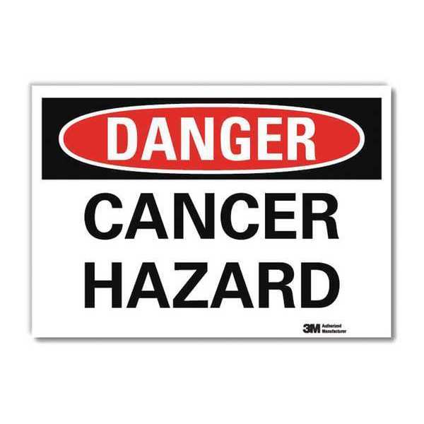 Danger Sign, 7 in H, 10 in W, Vertical Rectangle, English, U3-1145-RD_10X7