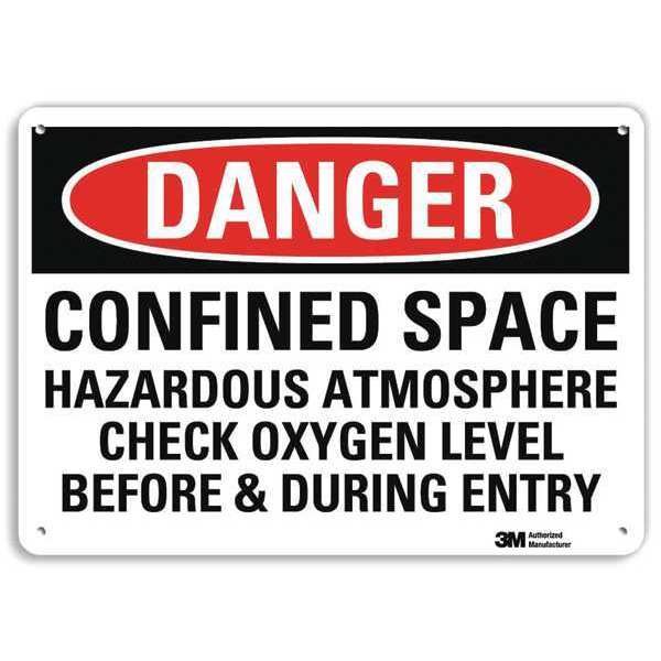Danger Sign, 4 Hole Mount, 10in W x 7in H, U3-1216-RA_10X7