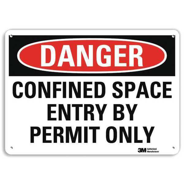 Danger Sign, 4 Hole Mount, 10in W x 7in H, U3-1205-RA_10X7