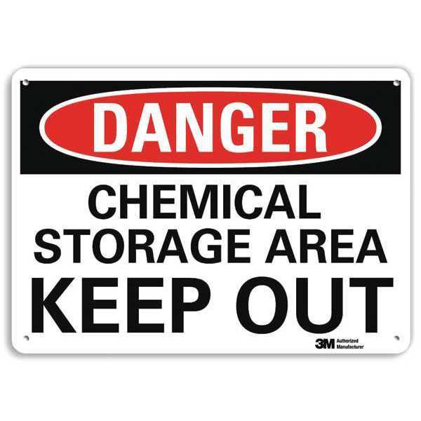 Danger Sign, 4 Hole Mount, 10in W x 7in H, U3-1168-RA_10X7