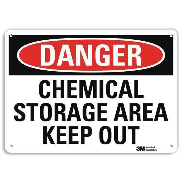 Danger Sign, 4 Hole Mount, 10in W x 7in H, U3-1169-RA_10X7