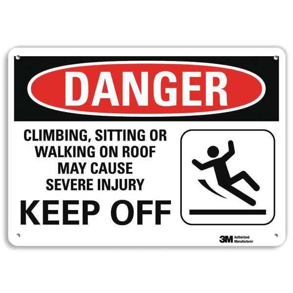 Danger Sign, 4 Hole Mount, 10in W x 7in H, U3-1179-RA_10X7