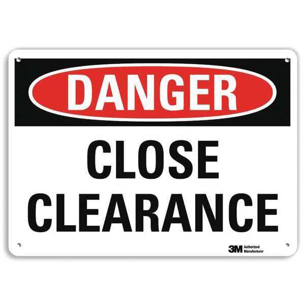 Danger Sign, 4 Hole Mount, 10in W x 7in H, U3-1180-RA_10X7