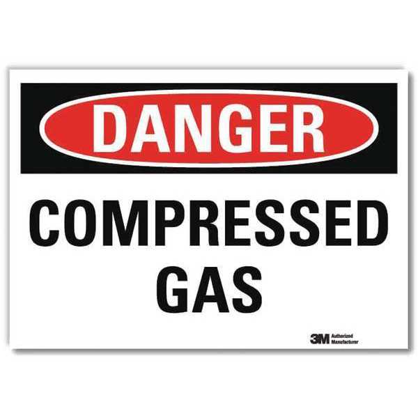 Danger Sign, 7 in H, 10 in W, Vertical Rectangle, English, U3-1186-RD_10X7