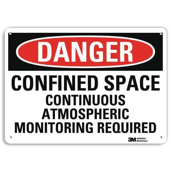 Danger Sign, 4 Hole Mount, 10in W x 7in H, U3-1196-RA_10X7