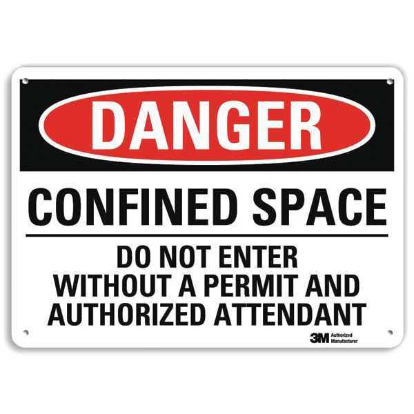Danger Sign, 4 Hole Mount, 10in W x 7in H, U3-1198-RA_10X7