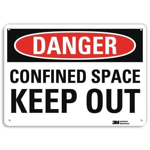 Danger Sign, 4 Hole Mount, 10in W x 7in H, U3-1218-RA_10X7