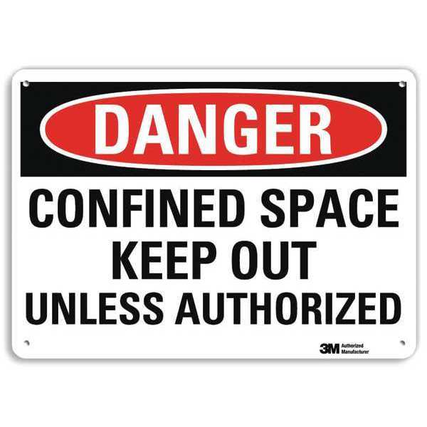 Danger Sign, 4 Hole Mount, 10in W x 7in H, U3-1219-RA_10X7