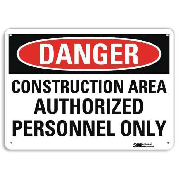 Danger Sign, 4 Hole Mount, 10in W x 7in H, U3-1239-RA_10X7