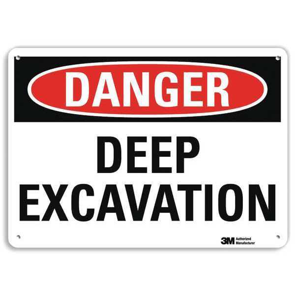 Danger Sign, 4 Hole Mount, 10in W x 7in H, U3-1290-RA_10X7