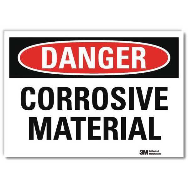 Danger Sign, 7 in H, 10 in W, Vertical Rectangle, English, U3-1274-RD_10X7