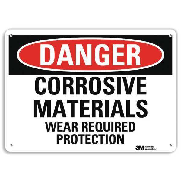 Danger Sign, 4 Hole Mount, 10in W x 7in H, U3-1276-RA_10X7