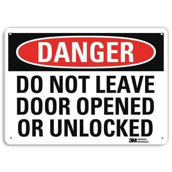 Danger Sign, 4 Hole Mount, 10in W x 7in H, U3-1334-RA_10X7