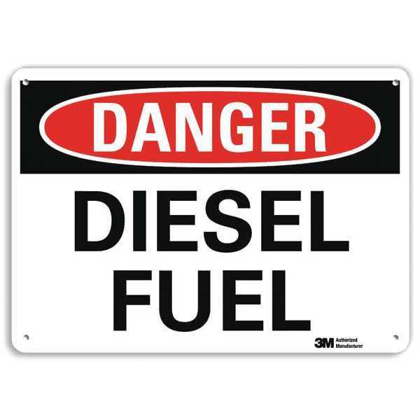 Danger Sign, 4 Hole Mount, 10in W x 7in H, U3-1294-RA_10X7