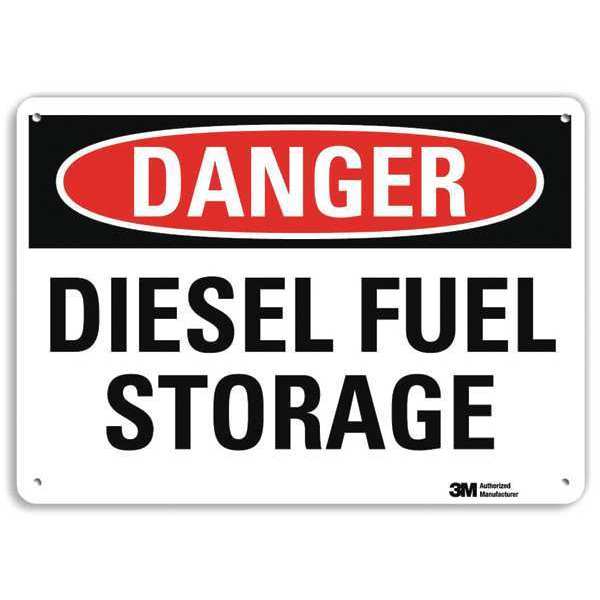 Danger Sign, 4 Hole Mount, 10in W x 7in H, U3-1299-RA_10X7