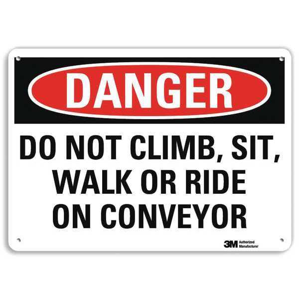 Danger Sign, 4 Hole Mount, 10in W x 7in H, U3-1308-RA_10X7