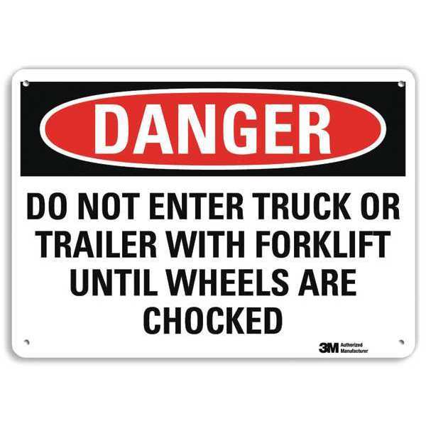 Danger Sign, 4 Hole Mount, 10in W x 7in H, U3-1322-RA_10X7