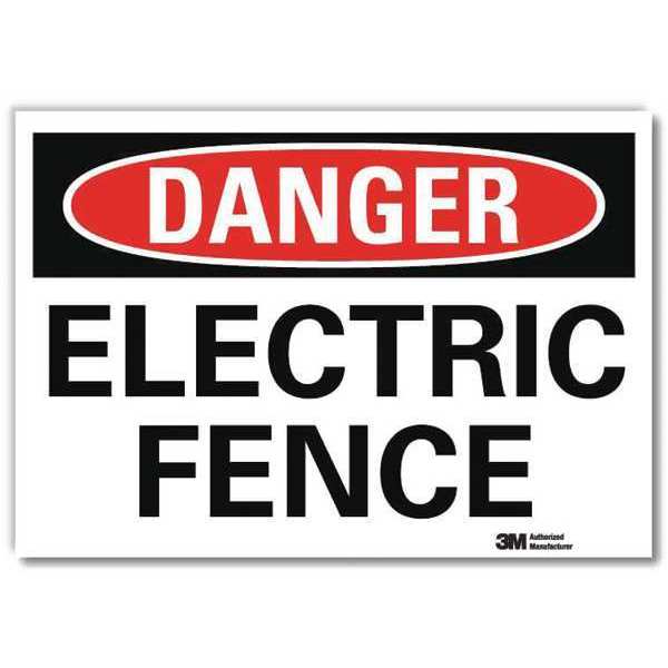 Danger Sign, Self-Adhesv Mount, 7inWx5inH, U3-1393-RD_7X5